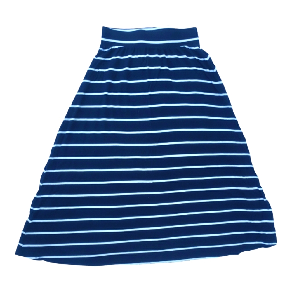 Girls Black and White Maxi Skirt Large 10 - 12